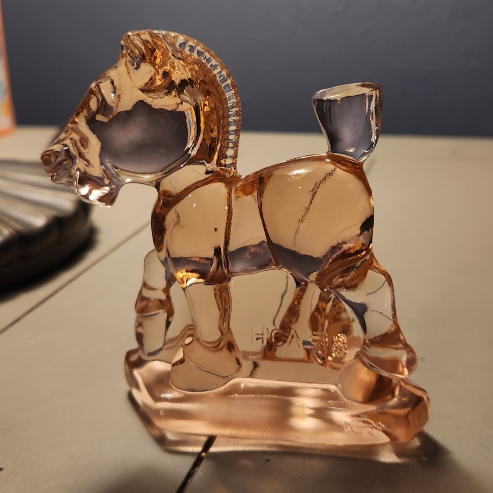 Heisey Glass Sparky Horse Figurine
